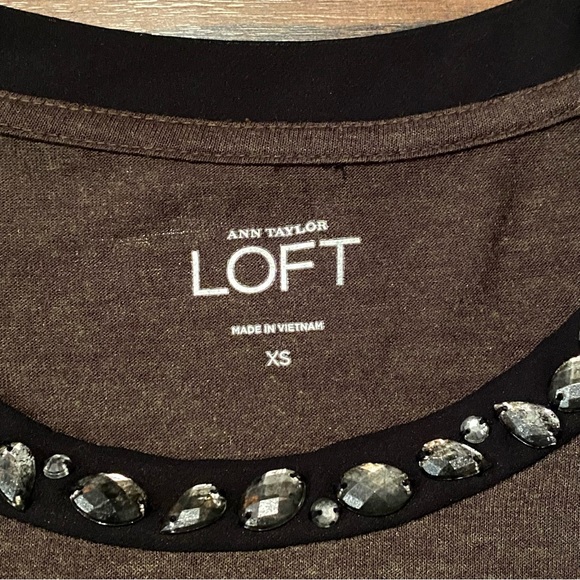 LOFT Jeweled Top - Picture 2 of 4